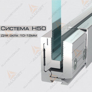 Фото Клемний профіль Н-50 (50мм)